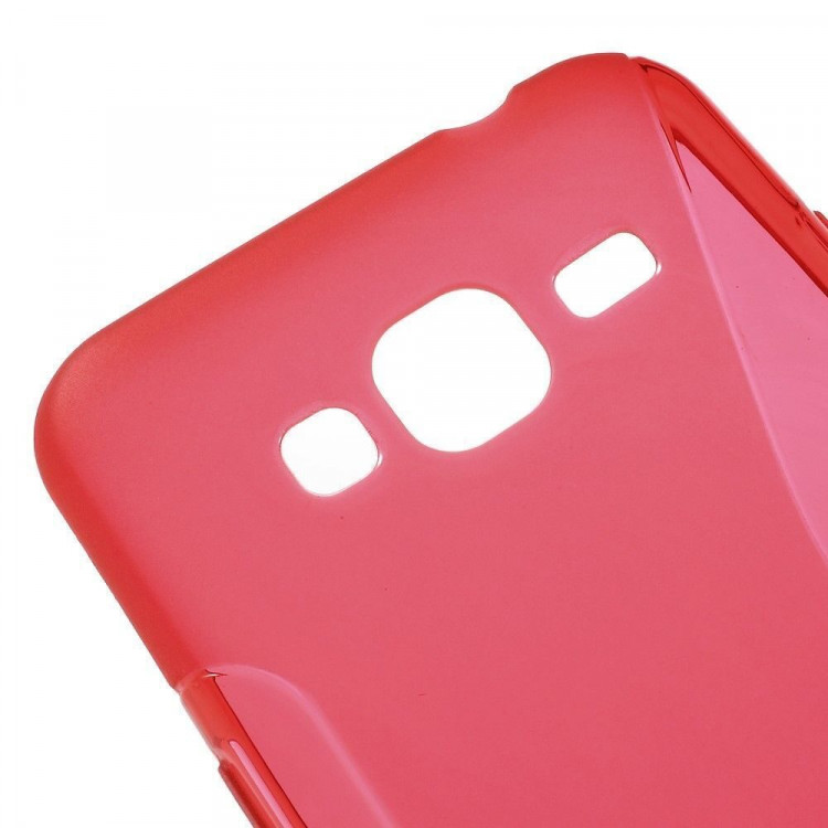 Нескользящий чехол для Samsung Galaxy J3 (2016) SM-J320F/DS (красный)