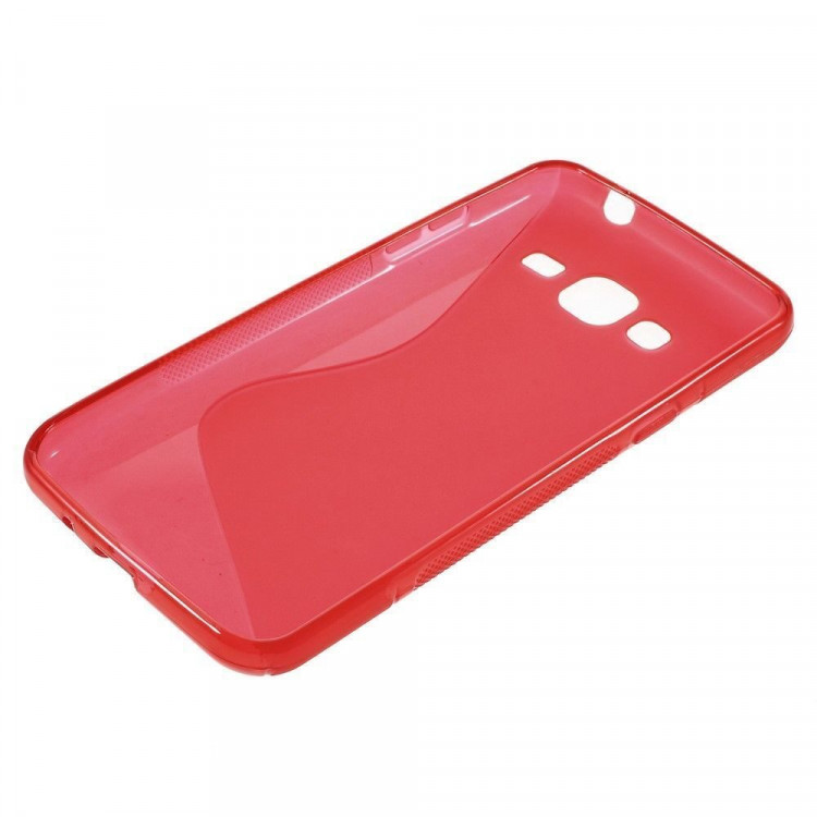 Нескользящий чехол для Samsung Galaxy J3 (2016) SM-J320F/DS (красный)