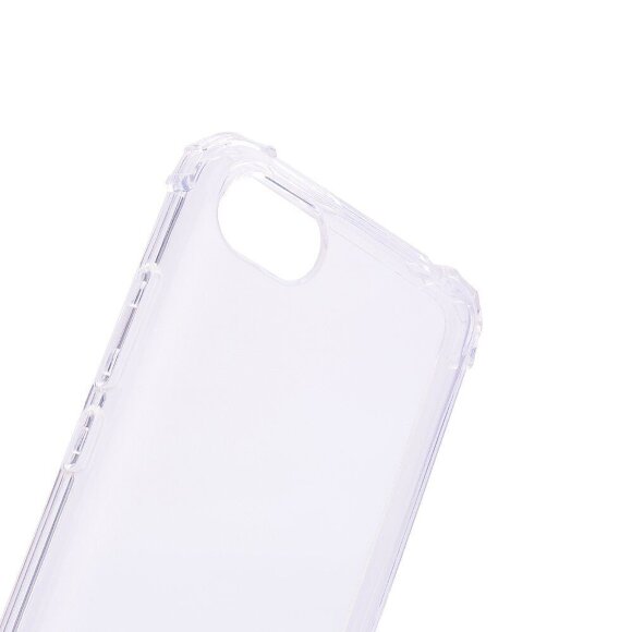 Силиконовый чехол с усиленными бортиками для Xiaomi Redmi 6A (прозрачный) Силиконовый чехол с усиленными бортиками для Xiaomi Redmi 6A (прозрачный)
