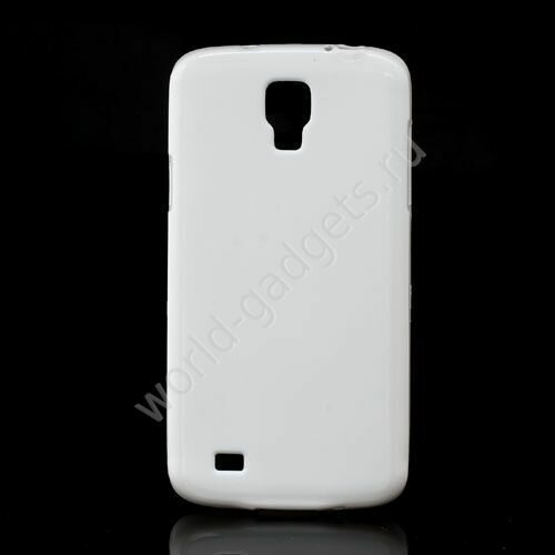Мягкий пластиковый чехол для Samsung Galaxy S4 Active / i9295 (белый)