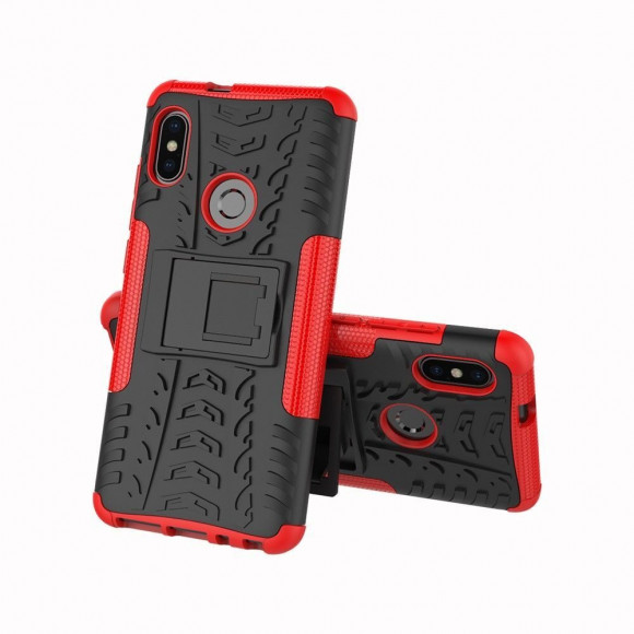 Чехол Hybrid Armor для Xiaomi Redmi Note 5 / 5 Pro (черный + красный) Чехол Hybrid Armor для Xiaomi Redmi Note 5 / 5 Pro (черный + красный)