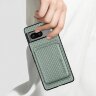 Чехол с магнитным держателем карт для Google Pixel 8 (зеленый)