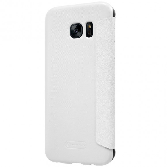 Чехол для Samsung  с окном NILLKIN | Чехлы для Galaxy S7 Edge (белый)
