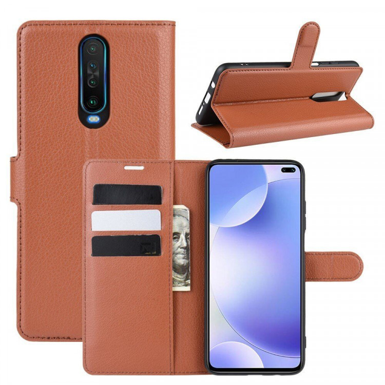 Чехол для Xiaomi Redmi K30 (коричневый)