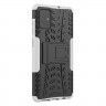 Чехол Hybrid Armor для Samsung Galaxy A71 (черный + белый)