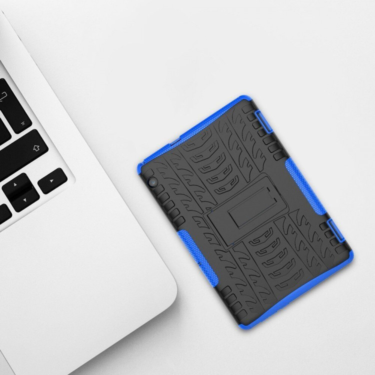 Чехол Hybrid Armor для Huawei MediaPad T5 10 (черный + голубой)