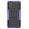 Чехол Hybrid Armor для Samsung Galaxy M51 (черный + фиолетовый)