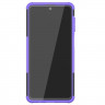 Чехол Hybrid Armor для Samsung Galaxy M51 (черный + фиолетовый)