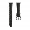 Кожаный ремешок для Samsung Galaxy Fit 3 SM-R390 (черный)