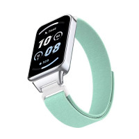 Ремешок с нейлоновой петлей для Honor Band 9 (зелено-голубой)