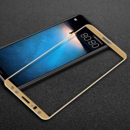 Защитное стекло 3D для Huawei Mate 10 Lite / Nova 2i (золотой)