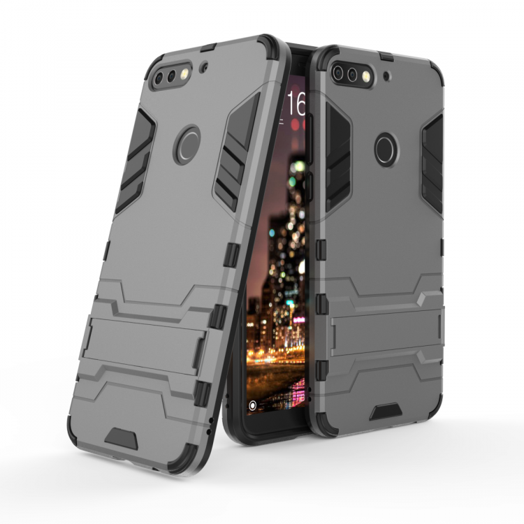 Чехол Duty Armor для Huawei Honor 7C Pro / Enjoy 8 (серый)