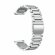 Стальной браслет Solid Stainless для Samsung Gear Sport / Gear S2 Classic / Galaxy Watch 42мм / Watch Active / Watch 3 (41мм) / Watch4 (серебряный)