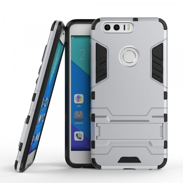 Чехол Duty Armor для Huawei Honor 8 (серебряный)