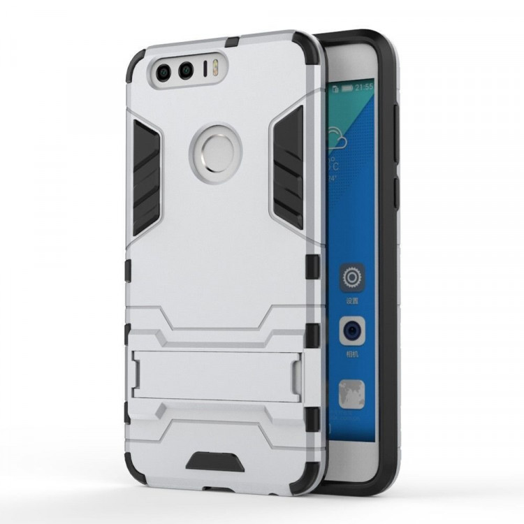 Чехол Duty Armor для Huawei Honor 8 (серебряный)