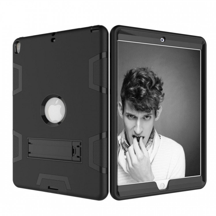 Гибридный TPU чехол для Apple iPad Pro 10.5 / iPad Air (2019) (черный)