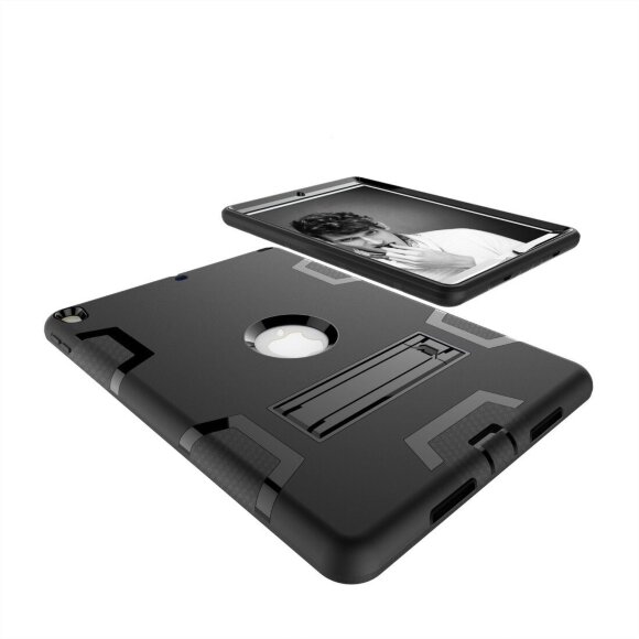Гибридный TPU чехол для Apple iPad Pro 10.5 / iPad Air (2019) (черный) Гибридный TPU чехол для Apple iPad Pro 10.5 / iPad Air (2019) (черный)