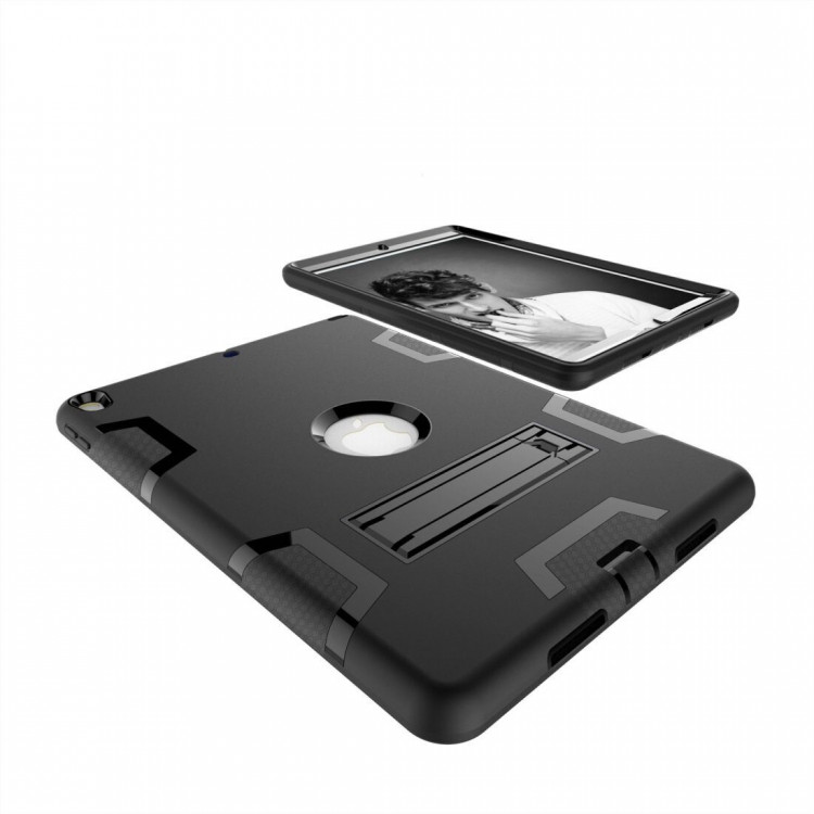 Гибридный TPU чехол для Apple iPad Pro 10.5 / iPad Air (2019) (черный)