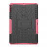 Чехол Hybrid Armor для Apple iPad 10.2 (черный + розовый)