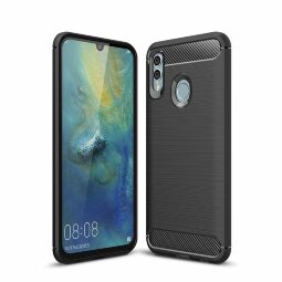 Чехол-накладка Carbon Fibre для Huawei Honor 10 Lite / P Smart (2019) (черный)