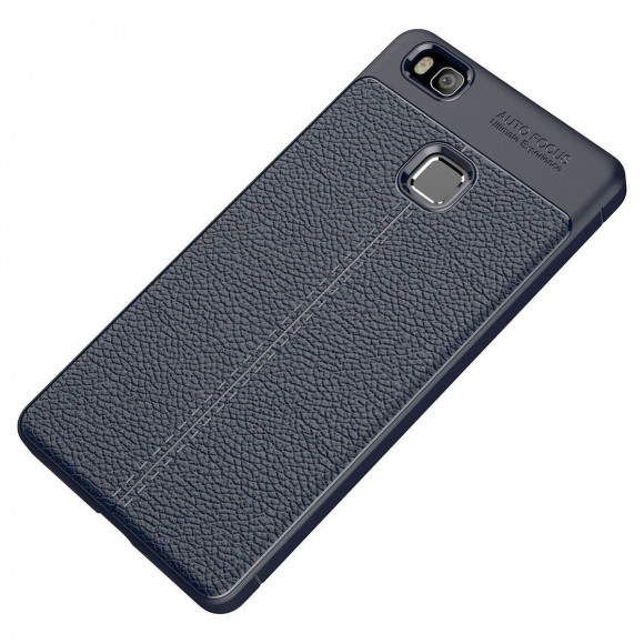 Чехол-накладка Litchi Grain для Huawei P9 Lite (темно-синий) Чехол-накладка Litchi Grain для Huawei P9 Lite (темно-синий)