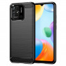 Чехол-накладка Carbon Fibre для Xiaomi Redmi 10C (черный)