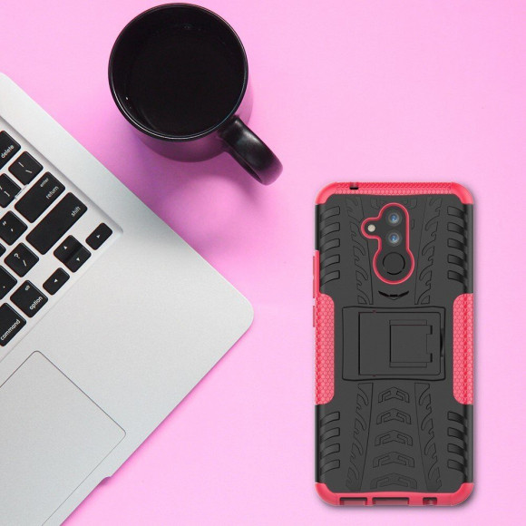 Чехол Hybrid Armor для Huawei Mate 20 Lite (черный + розовый) Чехол Hybrid Armor для Huawei Mate 20 Lite (черный + розовый)