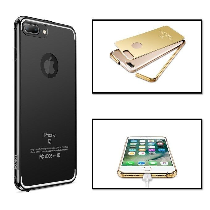 Чехол Luxury Aluminum для iPhone 7 Plus (черный)