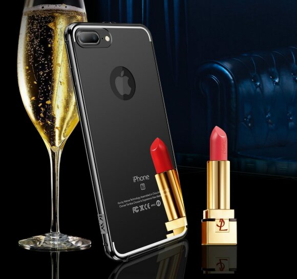 Чехол Luxury Aluminum для iPhone 7 Plus (черный) Чехол Luxury Aluminum для iPhone 7 Plus (черный)