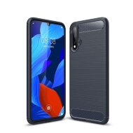 Чехол-накладка Carbon Fibre для Huawei Nova 5 / Nova 5 Pro (темно-синий) Чехол-накладка Carbon Fibre для Huawei Nova 5 / Nova 5 Pro (темно-синий)