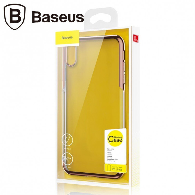 Чехол Baseus Shining Series для iPhone XR (золотой)