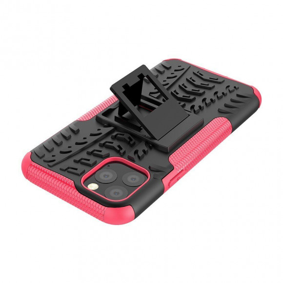 Чехол Hybrid Armor для iPhone 11 Pro (черный + розовый) Чехол Hybrid Armor для iPhone 11 Pro (черный + розовый)