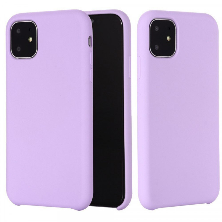 Силиконовый чехол Mobile Shell для iPhone 11 (фиолетовый)