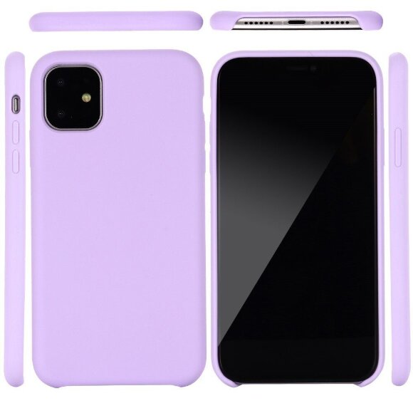 Силиконовый чехол Mobile Shell для iPhone 11 (фиолетовый)