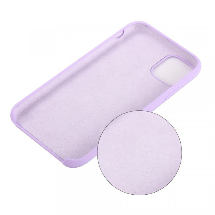 Силиконовый чехол Mobile Shell для iPhone 11 (фиолетовый)