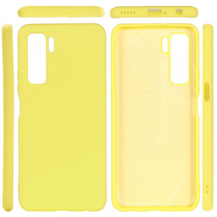 Силиконовый чехол Mobile Shell для Honor 30S (CDY-NX9A) (желтый)