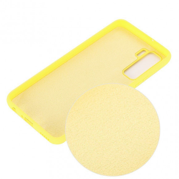 Силиконовый чехол Mobile Shell для Honor 30S (CDY-NX9A) (желтый) Силиконовый чехол Mobile Shell для Honor 30S (CDY-NX9A) (желтый)