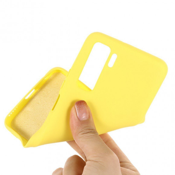 Силиконовый чехол Mobile Shell для Honor 30S (CDY-NX9A) (желтый) Силиконовый чехол Mobile Shell для Honor 30S (CDY-NX9A) (желтый)