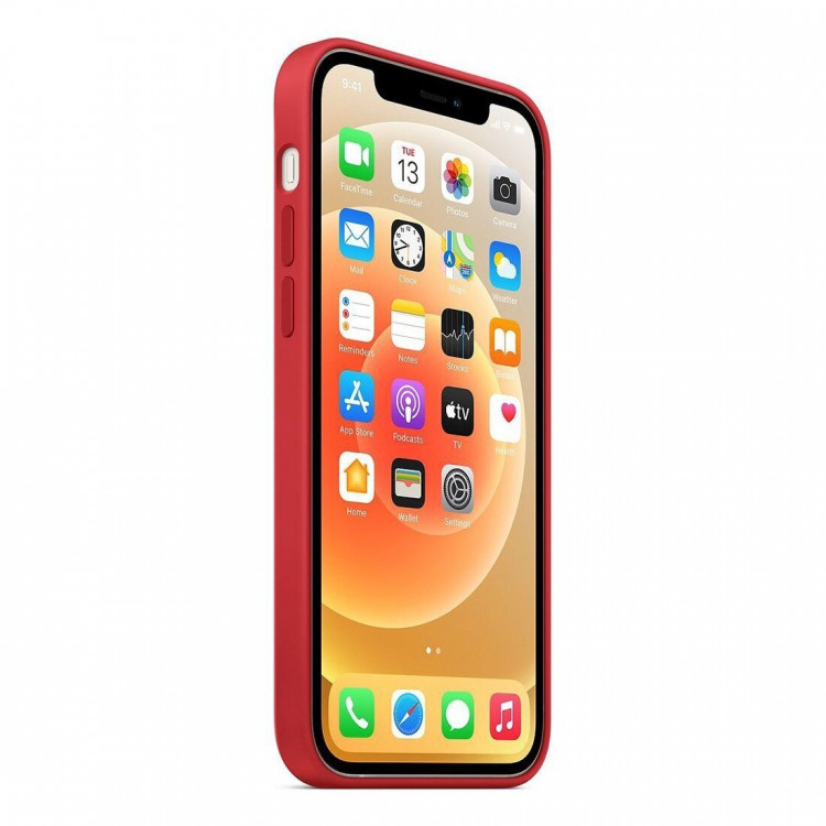 Чехол MagSafe для iPhone 12 mini (красный)