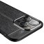 Чехол-накладка Litchi Grain для iPhone 13 Pro (черный)
