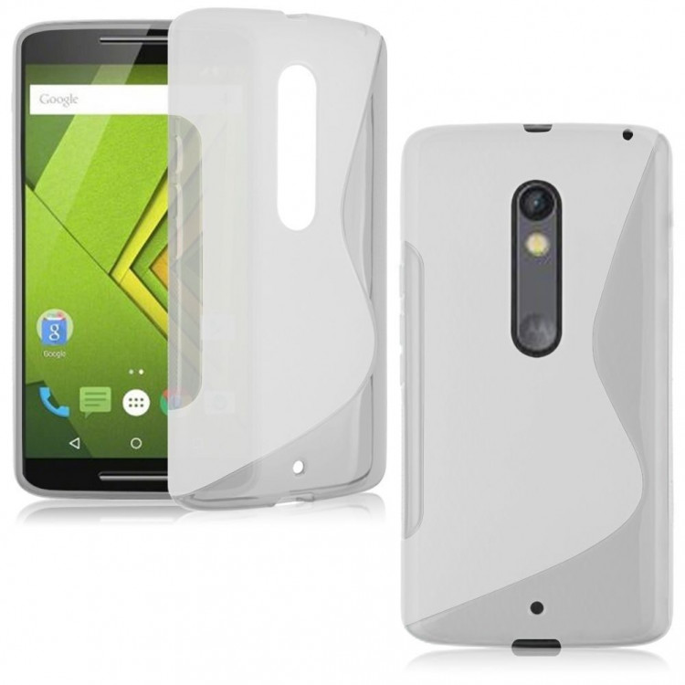Нескользящий чехол для Motorola Moto X Style (прозрачный)