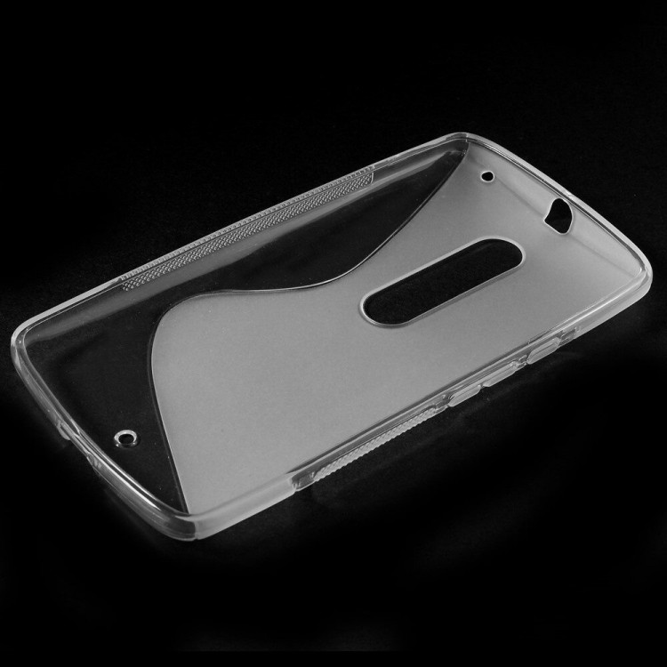 Нескользящий чехол для Motorola Moto X Style (прозрачный)