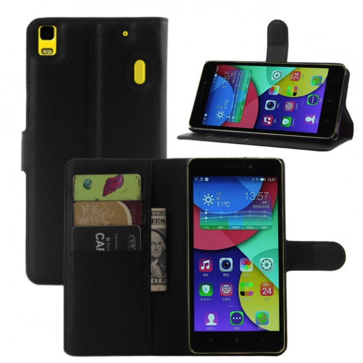 Чехол с визитницей для Lenovo A7000 / K3 Note (черный)