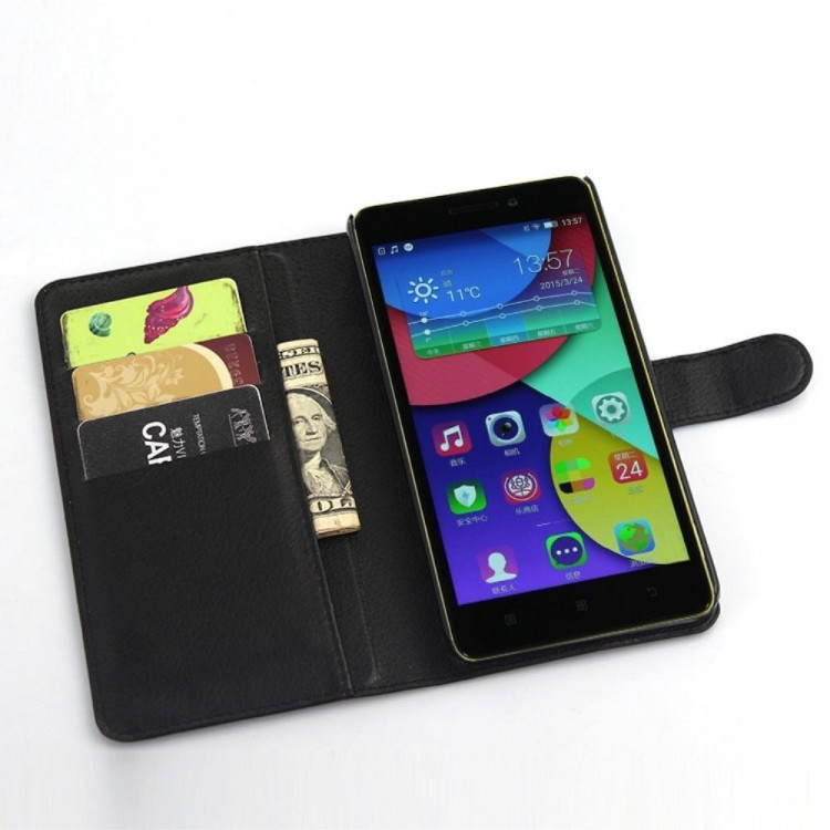 Чехол с визитницей для Lenovo A7000 / K3 Note (черный)