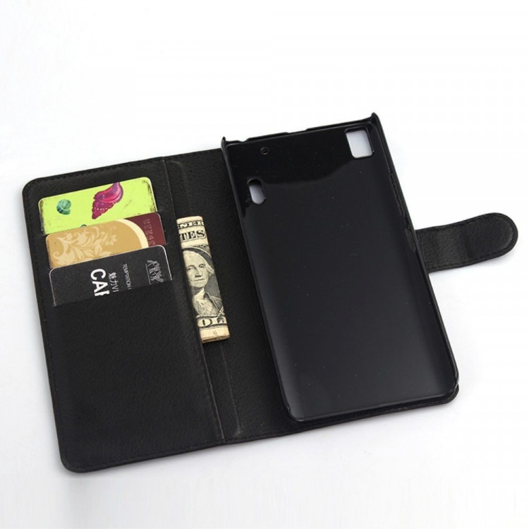 Чехол с визитницей для Lenovo A7000 / K3 Note (черный)