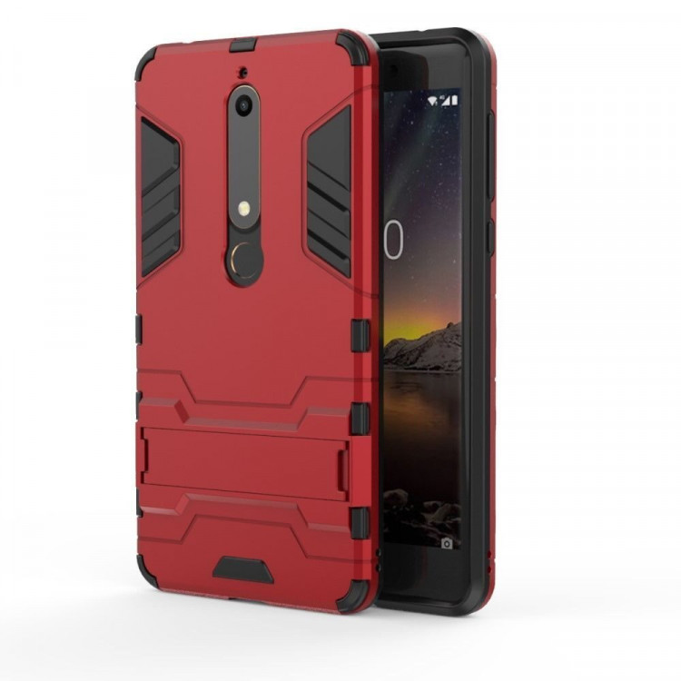 Чехол Duty Armor для Nokia 6 (2018) / Nokia 6.1 (красный)