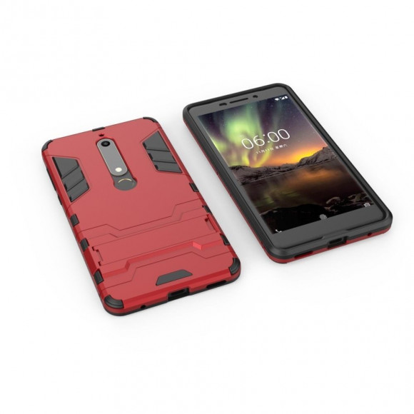 Чехол Duty Armor для Nokia 6 (2018) / Nokia 6.1 (красный) Чехол Duty Armor для Nokia 6 (2018) / Nokia 6.1 (красный)