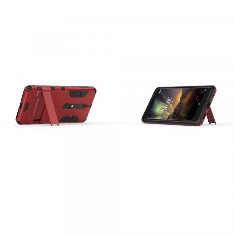 Чехол Duty Armor для Nokia 6 (2018) / Nokia 6.1 (красный)