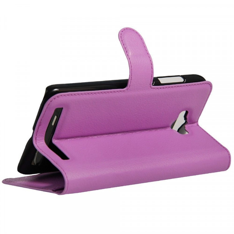 Чехол с визитницей для Asus Zenfone Max (ZC550KL) (фиолетовый)