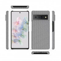 Тканевый чехол Full Cloth Texture для Google Pixel 6 Pro (серый)